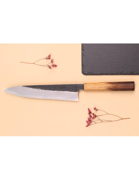Coltello da cuoco giapponese fatto a mano Hado Sumi 24cm