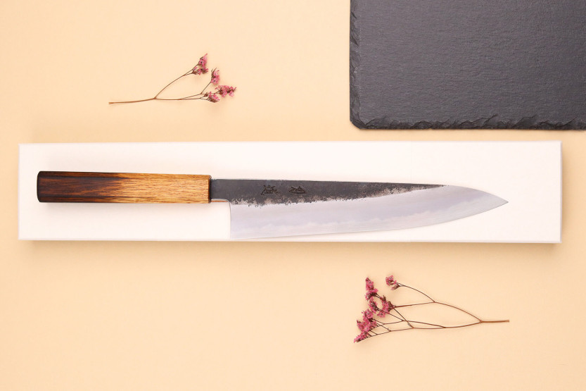 Kochmesser 24cm japanisch handgefertigt Hado Sumi