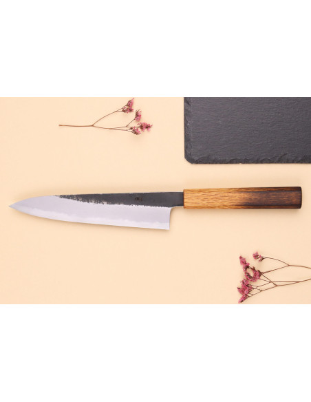 Faca de chef tradicional japonesa Hado Sumi 21cm
