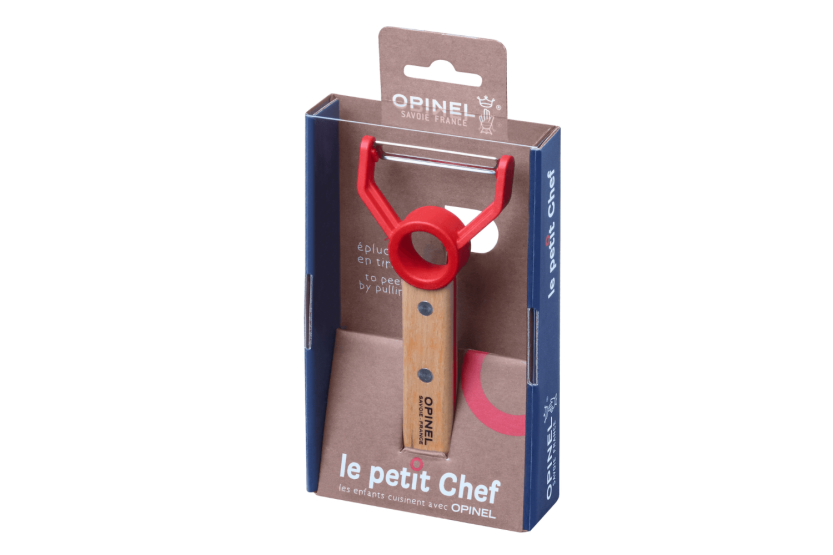 Opinel Le Petit Chef pelador 13cm mango de madera de haya