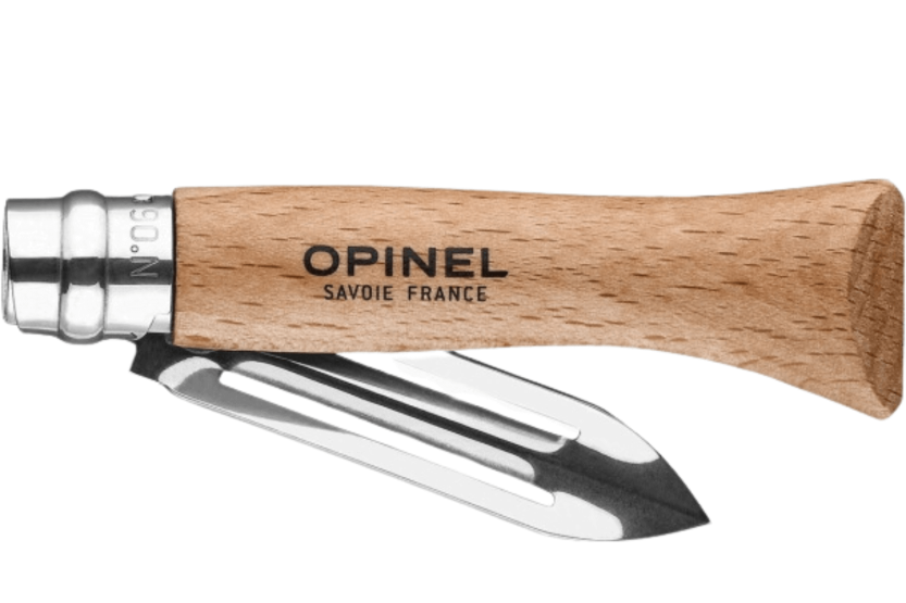 Taschenschäler Opinel n°06 Klinge 6cm Buchenholzgriff