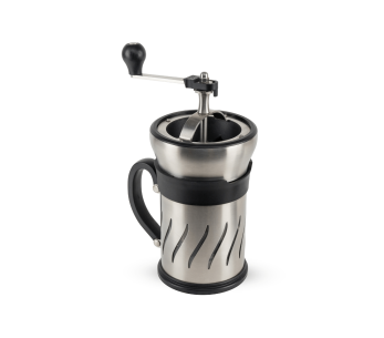 Peugeot Paris Press 2 en 1 molinillo de café y cafetera de émbolo en acero inoxidable / ABS 15cm