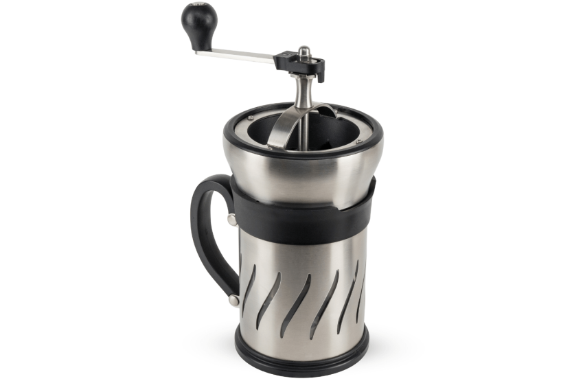 2 in 1 Peugeot Paris Press kahvimylly ja kahvinkeitin ruostumatonta terästä / ABS 15cm