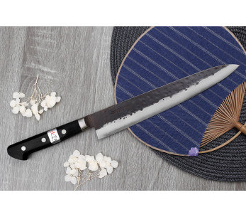 Fujiwara Denka 24cm sujihiki japansk handgjord kniv 2