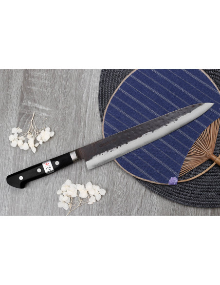 Fujiwara Denka 24cm sujihiki japanilainen käsintehty veitsi