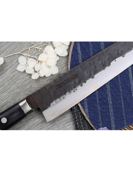 Sujihiki-Messer 24cm japanisch handgefertigt Fujiwara Denka