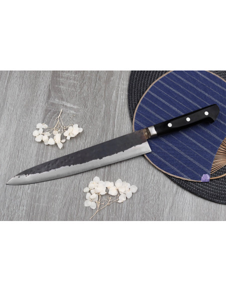 Fujiwara Denka 24cm sujihiki japanilainen käsintehty veitsi