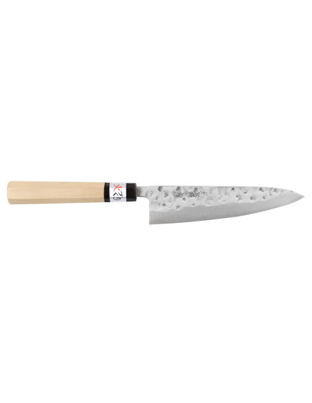 Fujiwara Maboroshi 15cm cabo Magnólia Faca universal japonesa para artesanato