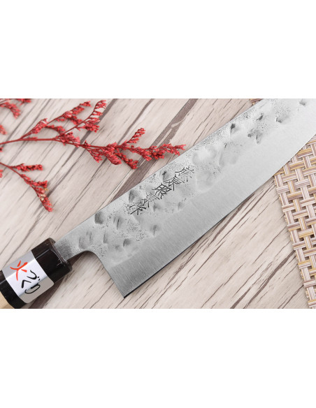 Fujiwara Maboroshi 15cm handgjord japansk universalkniv magnolia handtag