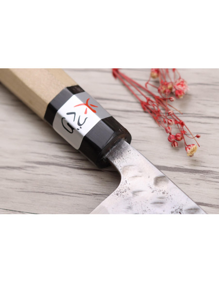 Fujiwara Maboroshi 15cm handgjord japansk universalkniv magnolia handtag