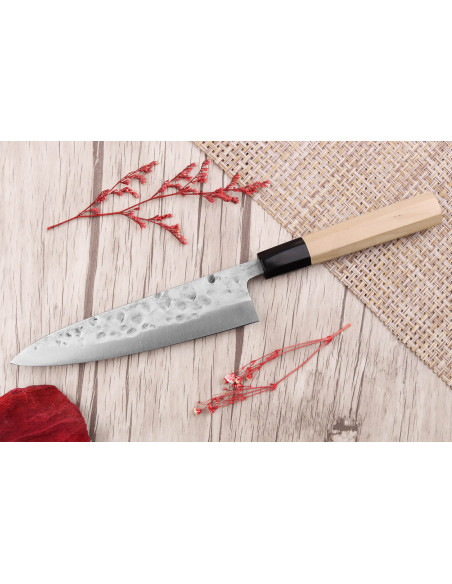 cuchillo universal japonés Fujiwara Maboroshi 15cm mango Magnolia