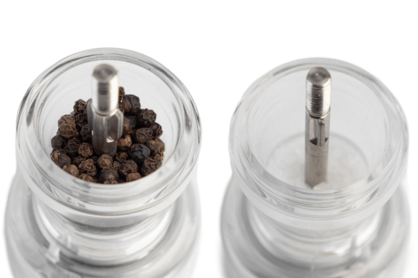 Set di macina sale e pepe manuale a secco Peugeot Bistro in acrilico 10 cm