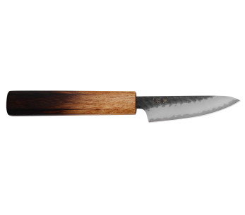 Yuzo Black AS Burnt Oak 8 cm japansk håndverkerkniv