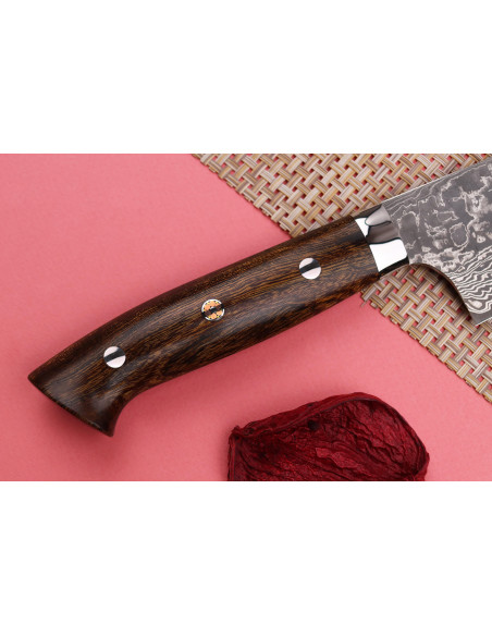 Japanisches Kochmesser Takeshi Saji R2 Damas Mosaïque 24cm