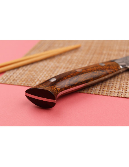 Takeshi Saji R2 Damas Mosaïque Japansk kockkniv 24cm