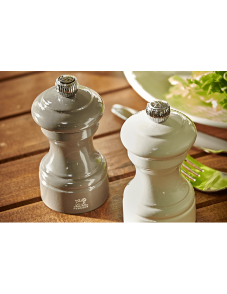 Peugeot Bistro macina sale a secco manuale in faggio laccato grigio tortora 10 cm