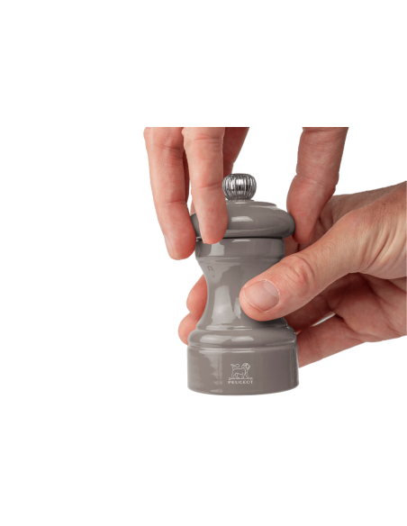 Peugeot Bistro macina sale a secco manuale in faggio laccato grigio tortora 10 cm