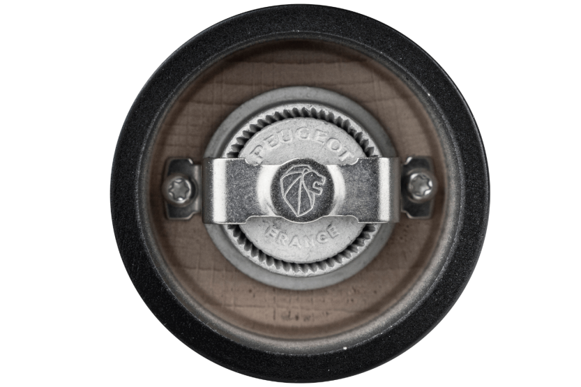 Molinillo de pimienta manual Peugeot Bistro de madera de haya lacada en negro 10cm