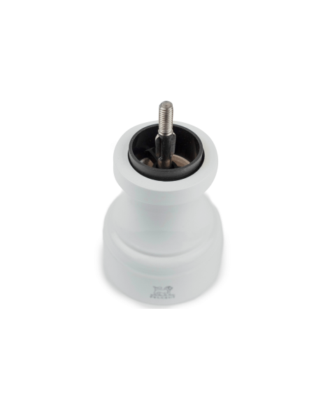 Peugeot Bistro manual peppermill in pearl grey lacquered beechwood 10cm