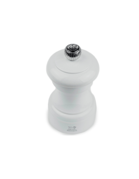 Molinillo de pimienta manual Peugeot Bistro en madera de haya lacada gris perla 10cm