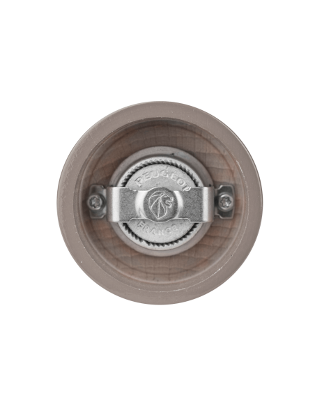 Molinillo de pimienta manual Peugeot Bistro en madera de haya lacada gris topo 10cm