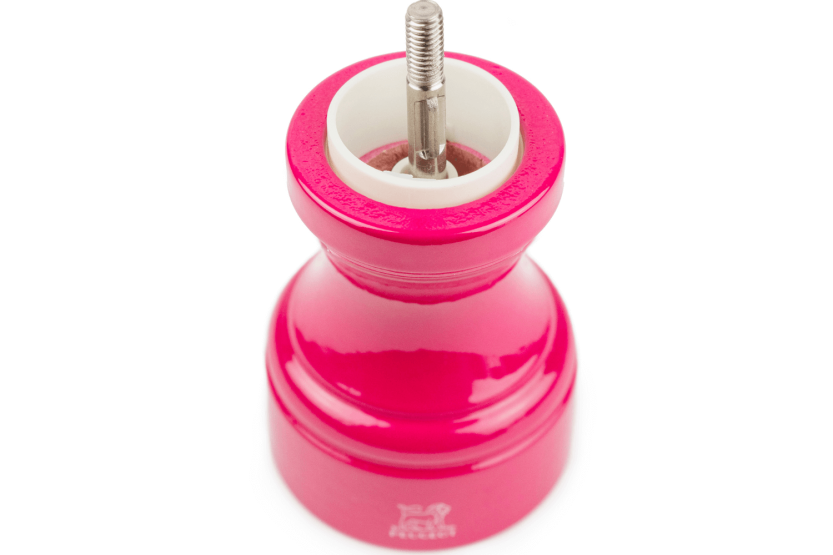 Peugeot Bistro manuell tørr saltkvern i rosa lakkert bøketre 10 cm