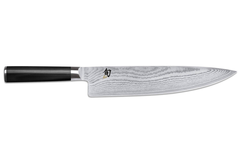 Faca para chef Kai Shun Classic Damascus Lâmina de aço de alta qualidade com 25,5 cm
