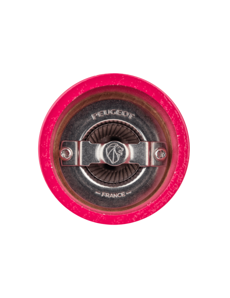 Peugeot Bistro manuell tørr saltkvern i rosa lakkert bøketre 10 cm
