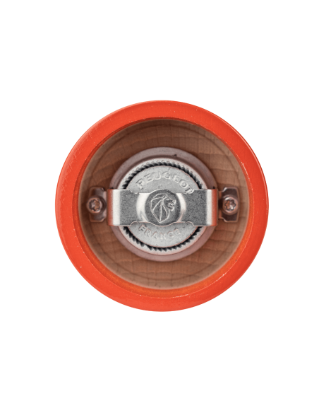Molinillo de pimienta manual Peugeot Bistro en madera de haya lacada terracota 10cm
