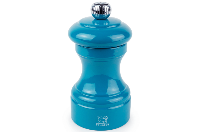 Peugeot Bistro handmatige zoutmolen in blauw gelakt hout 10cm