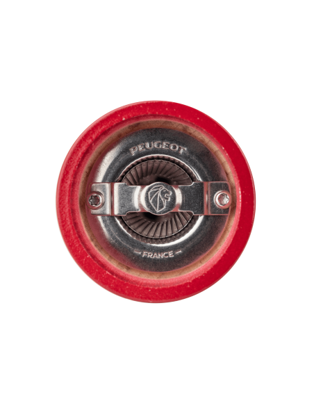 Peugeot Bistro macina sale a secco manuale in legno laccato rosso passione 10 cm