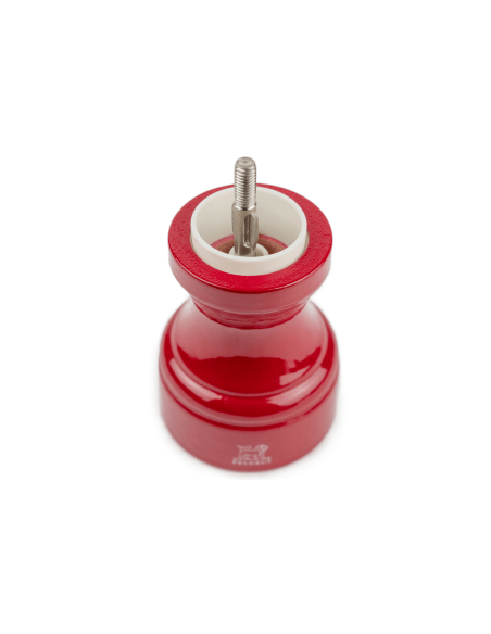 Peugeot Bistro macina sale a secco manuale in legno laccato rosso passione 10 cm
