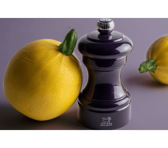 Peugeot Bistro manuell pepparkvarn i aubergine lackerat trä 10cm 2
