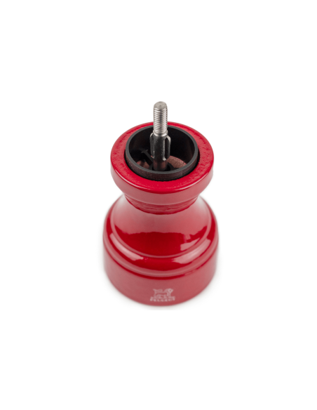Peugeot Bistro manual pepper mill in passion red lacquered beech 10cm