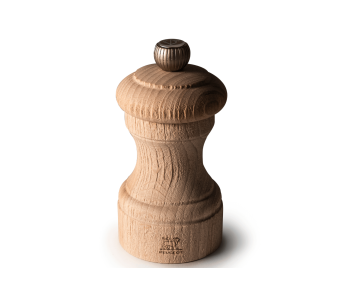 Molinillo de sal en seco manual Peugeot Bistro Nature de madera reciclada 10cm