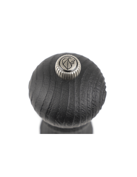 Peugeot Bistro Nature Black käsikäyttöinen pippurimylly mustasta kierrätyspuusta 10cm