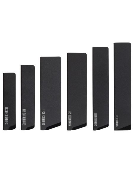 Set of 6 Les Découpeurs universal protective sheaths for kitchen knives