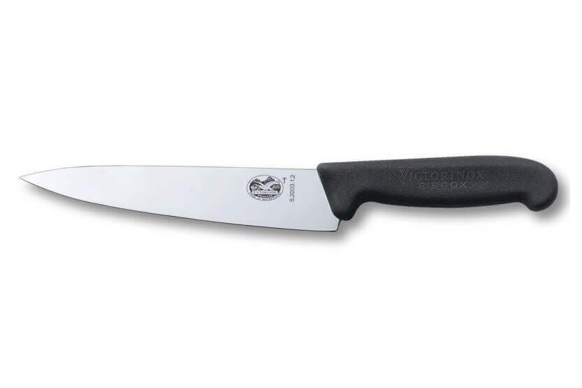 Victorinox slicing/cooking knife 12cm blade black fibrox handle 5.2003.12