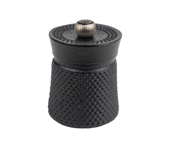 Molinillo de pimienta manual de hierro fundido negro Peugeot Bali Fonte 8cm
