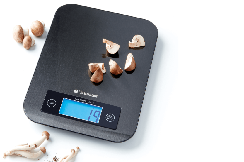 Zassenhaus Pure digital køkkenvægt med 10 kg kapacitet