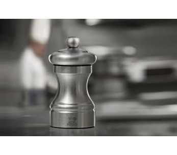 Moinho de pimenta manual em aço inoxidável Peugeot Bistro Chef 10cm 2