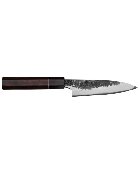 Naoki Mazaki WS2 Black Nashiji 12cm handmade Japanese Universal knife