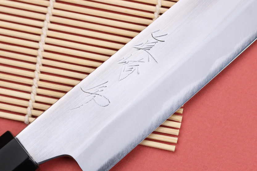 Sujihiki-Messer 24cm japanisch handgefertigt Naoki Mazaki WS2 poliert
