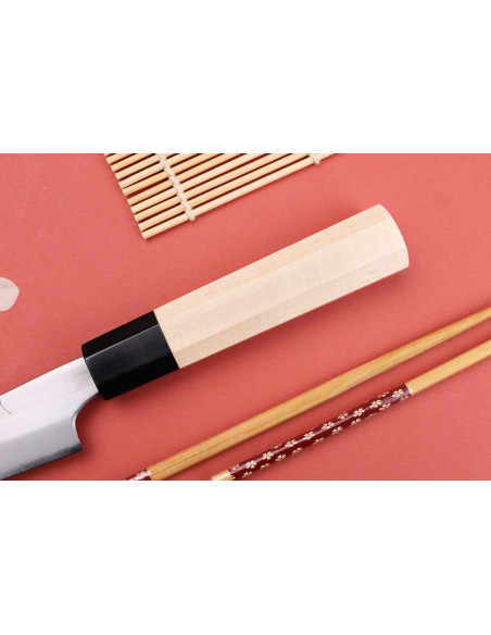 Faca de aparar japonesa polida Naoki Mazaki WS2 de 9 cm