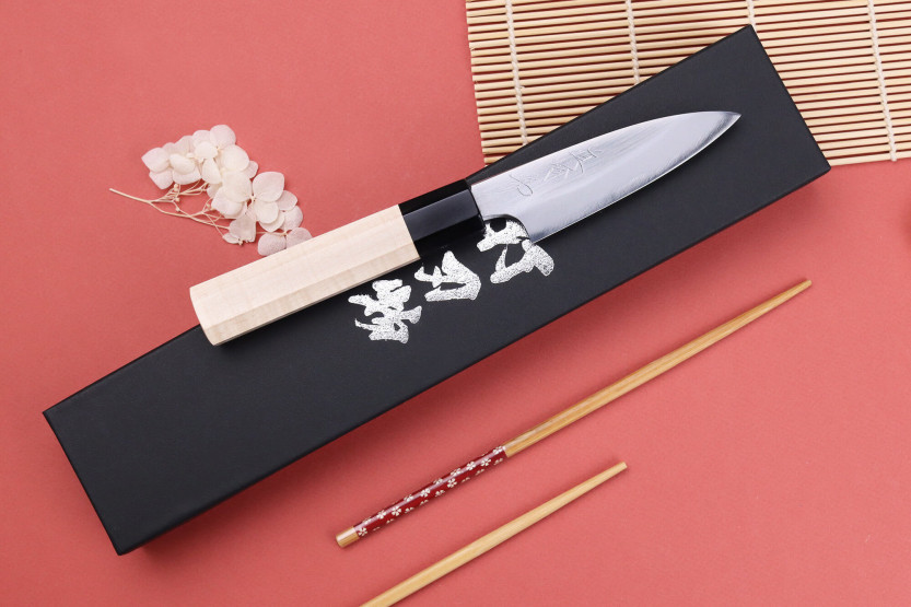 Naoki Mazaki WS2 polerad japansk 9cm skalkniv