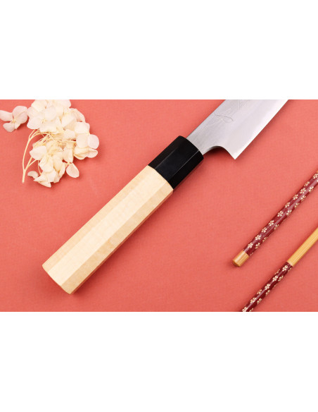Faca universal japonesa de 12 cm polida Naoki Mazaki WS2