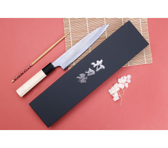 Faca universal japonesa polida Naoki Mazaki WS2 de 18 cm 2