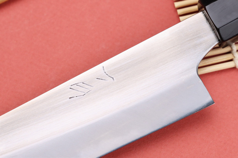 cuchillo universal japonesa artesanal pulida Naoki Mazaki WS2 de 18cm