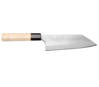 Faca bunka japonesa polida de 16,5 cm Naoki Mazaki WS2 feita à mão