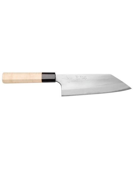 16,5cm Naoki Mazaki WS2 polerad japansk handgjord bunka-kniv